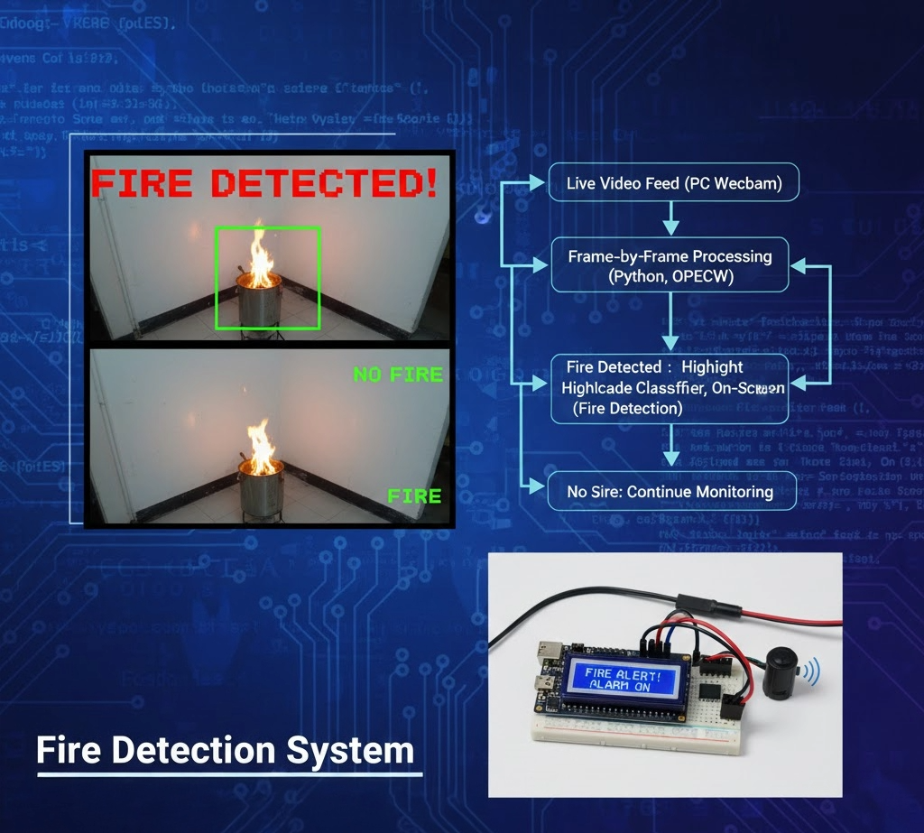 Fire detection system project preview
